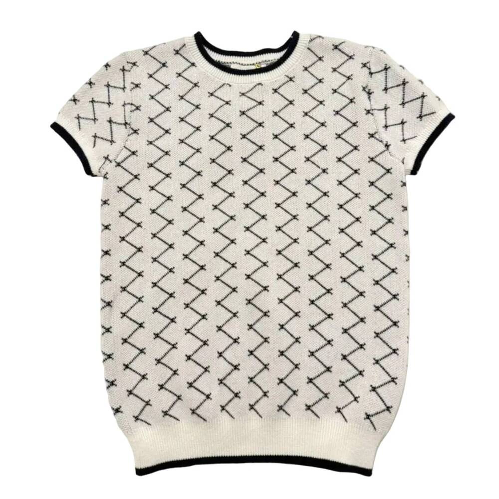 NEW KIPP boys bo knit sweater in white